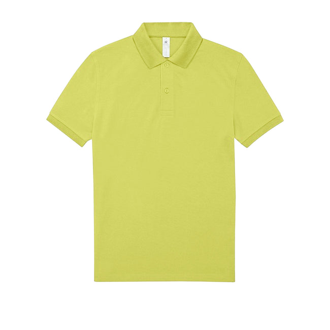 Lime - Front - B&C Mens Polo Shirt