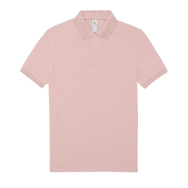 Blush Pink - Front - B&C Mens Polo Shirt