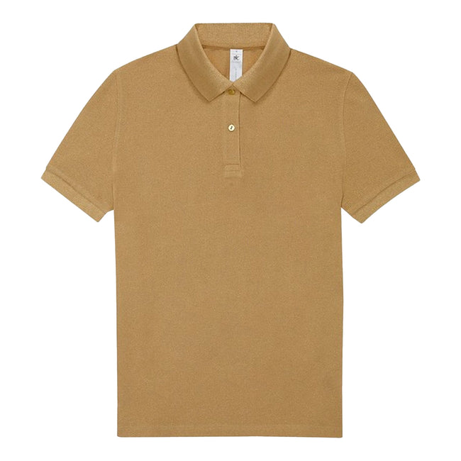 Meta Gold - Front - B&C Mens Polo Shirt