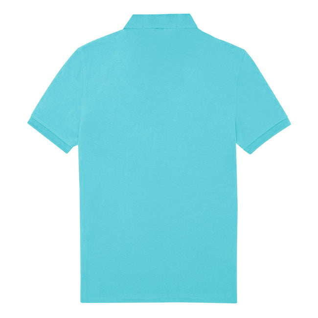 Meta Turquoise - Back - B&C Mens Polo Shirt