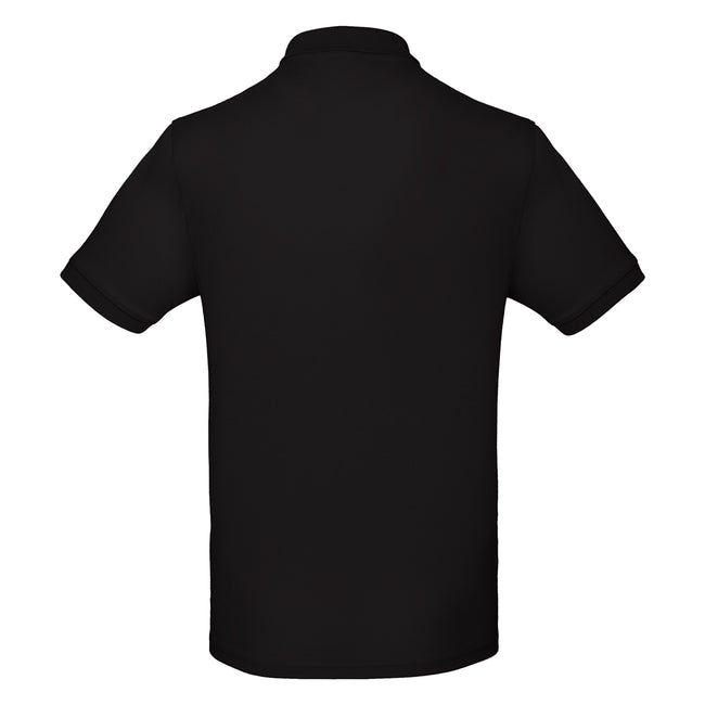 Black - Back - B&C Mens Polo Shirt