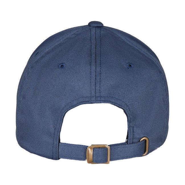 Navy - Back - Flexfit Unisex Adult Woolly Combed Adjustable Cap