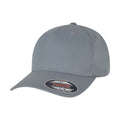 Greenish Grey - Front - Flexfit Unisex Adult 5 Panel Cap
