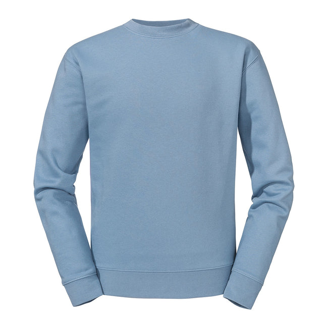 Mineral Blue - Front - Russell Mens Set-in Sweatshirt