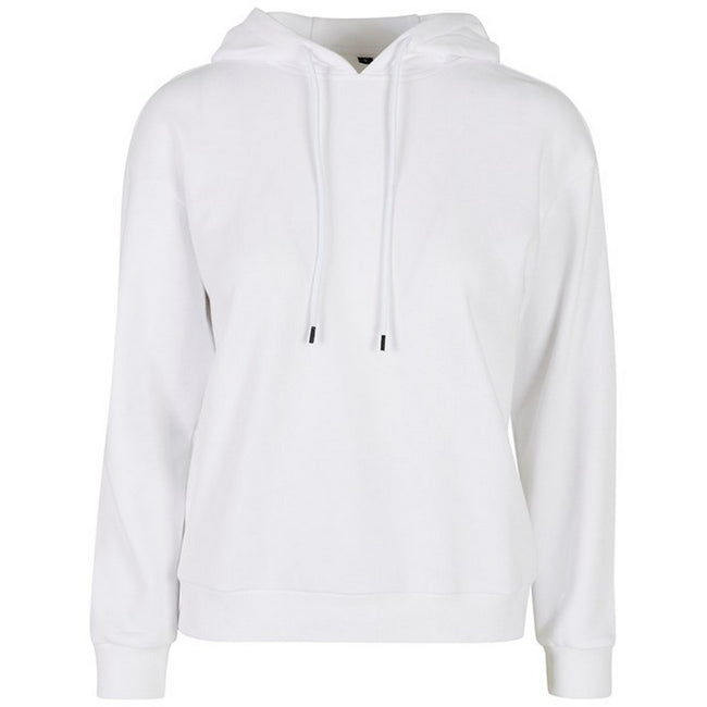 White - Front - Build Your Brand Womens-Ladies Oversized Everyday Hoodie