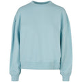 Ocean Blue - Front - Build Your Brand Womens-Ladies Oversized Sweatshirt