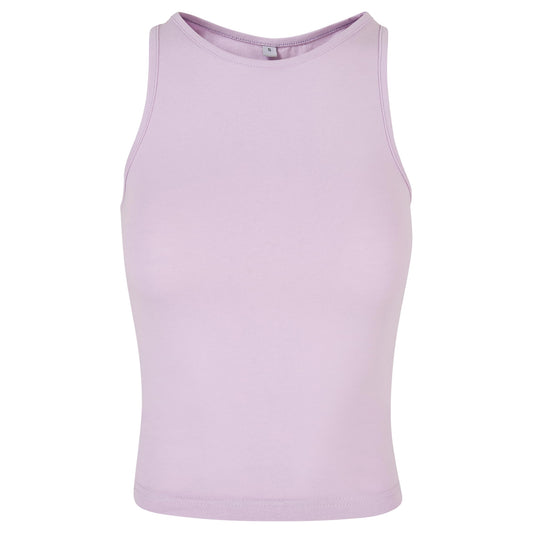 Lilac - Front - Build Your Brand Womens-Ladies Racerback Tank Top