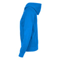 Intense Blue - Side - Build Your Brand Womens-Ladies Basic Full Zip Hoodie
