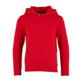 City Red - Front - Build Your Brand Childrens-Kids Basic Organic Hoodie