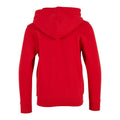 City Red - Back - Build Your Brand Childrens-Kids Basic Organic Hoodie