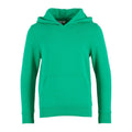 Grass Green - Front - Build Your Brand Childrens-Kids Basic Organic Hoodie