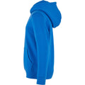 Intense Blue - Lifestyle - Build Your Brand Childrens-Kids Basic Organic Hoodie
