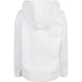 White - Back - Build Your Brand Childrens-Kids Basic Organic Hoodie