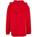 City Red - Back - Build Your Brand Childrens-Kids Basic Organic Full Zip Hoodie