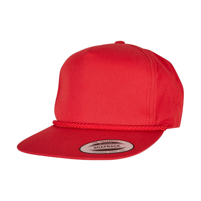 Red - Lifestyle - Flexfit Unisex Adult Classic Poplin Golf Cap
