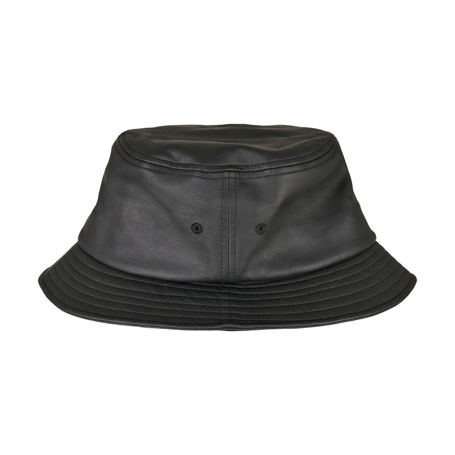 Black - Side - Flexfit Unisex Adult Bucket Hat