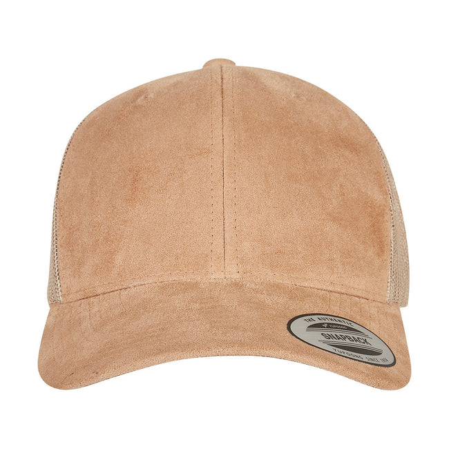 Khaki - Front - Flexfit Unisex Adult Trucker Cap