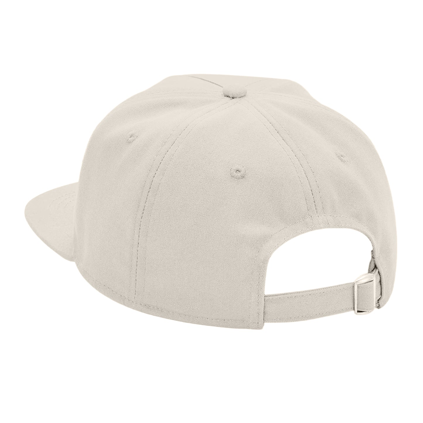 Sand - Back - Beechfield 5 Panel Organic Cotton Cap