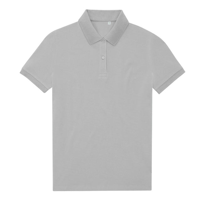 Pacific Grey - Front - B&C Womens-Ladies My Eco Polo Shirt