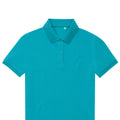 Pop Turquoise - Back - B&C Womens-Ladies My Eco Polo Shirt