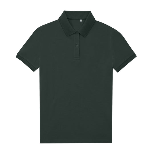 Dark Forest - Front - B&C Womens-Ladies My Eco Polo Shirt