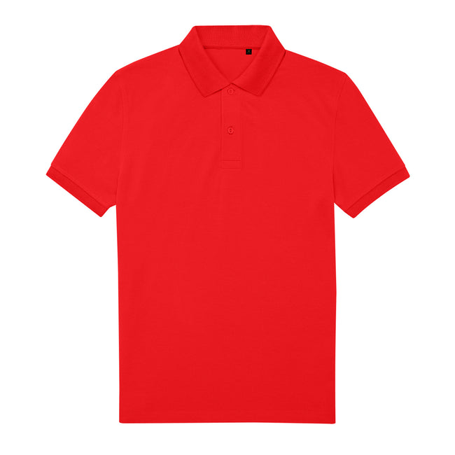 Pop Tomato - Front - B&C Womens-Ladies My Eco Polo Shirt