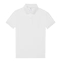 White - Front - B&C Womens-Ladies My Polo Shirt