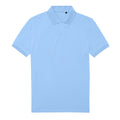 Lotus Blue - Front - B&C Mens My Eco Polo Shirt