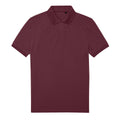 Burgundy - Front - B&C Mens My Eco Polo Shirt