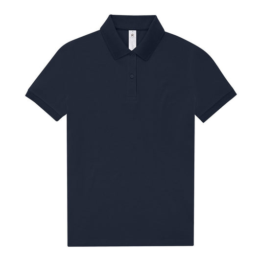 Navy - Front - B&C Womens-Ladies My Polo Shirt