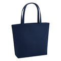 Navy - Front - Bagbase Felt Shopper
