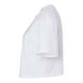 White - Back - Bella + Canvas Womens-Ladies Jersey Crop T-Shirt