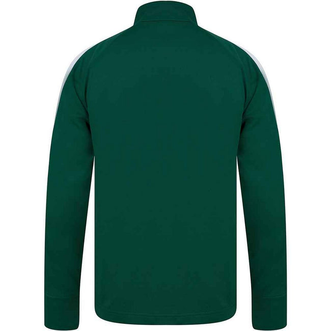 Bottle-White - Back - Finden & Hales Childrens-Kids Knitted Track Top