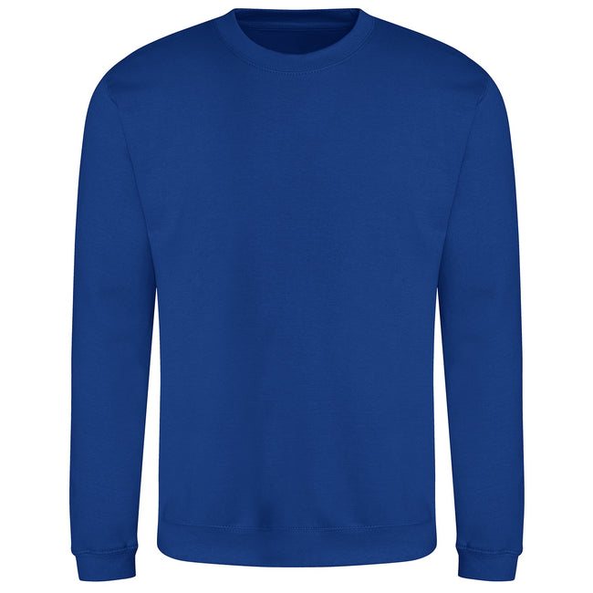Bright Royal Blue - Front - Awdis Unisex Adult Soft Touch Sweatshirt