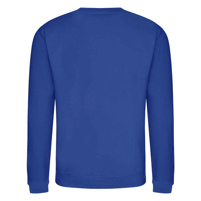 Bright Royal Blue - Back - Awdis Unisex Adult Soft Touch Sweatshirt