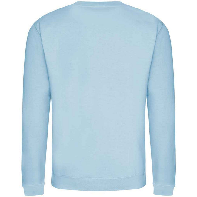 Ice Blue - Back - Awdis Unisex Adult Soft Touch Sweatshirt