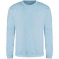 Ice Blue - Front - Awdis Unisex Adult Soft Touch Sweatshirt