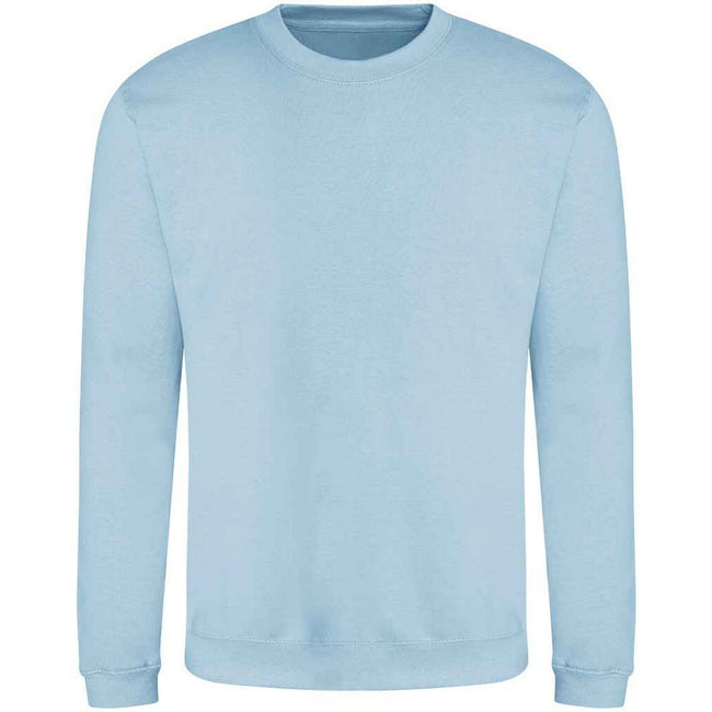 Ice Blue - Front - Awdis Unisex Adult Soft Touch Sweatshirt