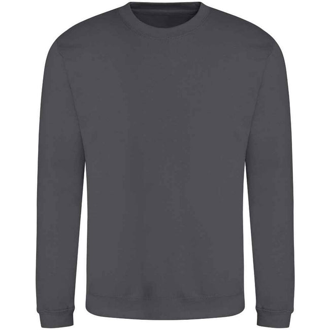 Shark Grey - Front - Awdis Unisex Adult Soft Touch Sweatshirt