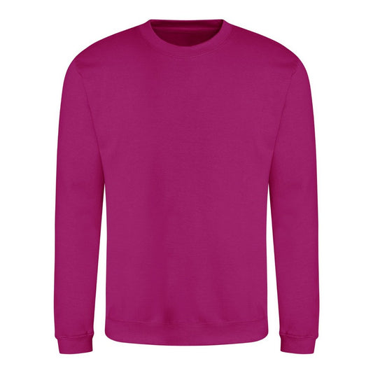Festival Fuchsia - Front - Awdis Unisex Adult Soft Touch Sweatshirt