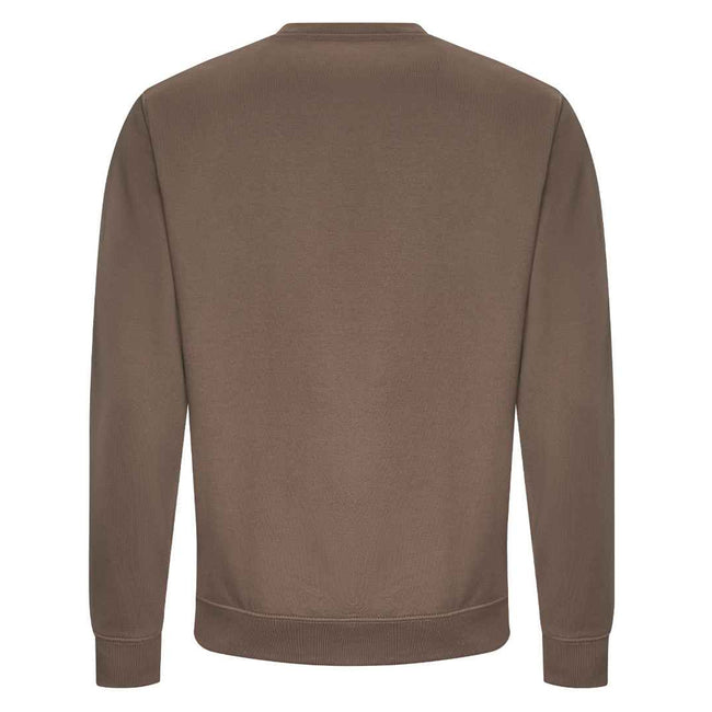 Mocha Brown - Side - Awdis Unisex Adult Soft Touch Sweatshirt