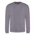 Dusty Lilac - Front - Awdis Unisex Adult Soft Touch Sweatshirt