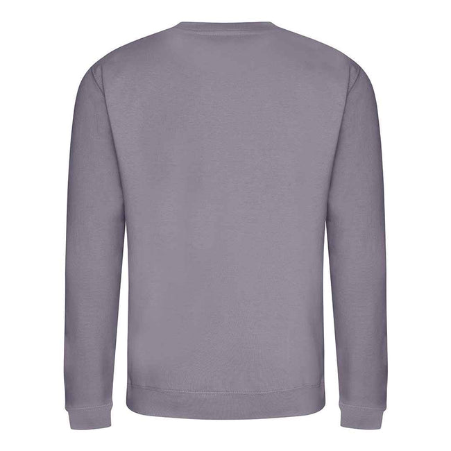 Dusty Lilac - Back - Awdis Unisex Adult Soft Touch Sweatshirt