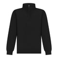 Black - Front - Finden & Hales Childrens-Kids Contrast Panel Track Top