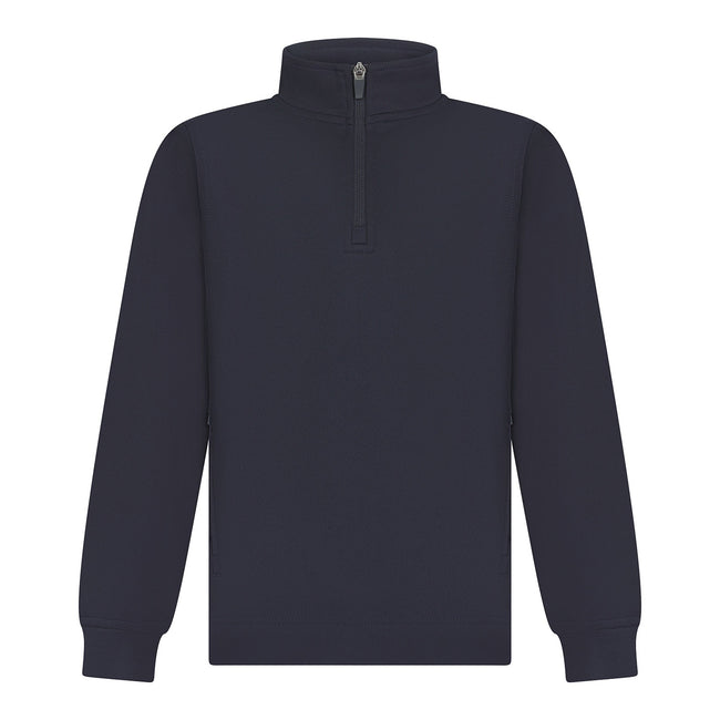 Navy - Front - Finden & Hales Childrens-Kids Contrast Panel Track Top