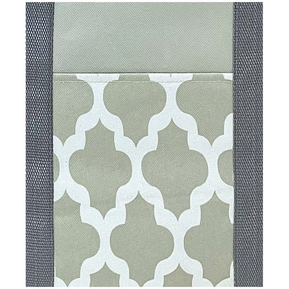Grey-White - Back - Home & Living Moroccan Cooler Bag