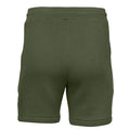 Military Green - Back - Bella + Canvas Mens Sweat Shorts