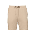 Tan - Front - Bella + Canvas Mens Sweat Shorts