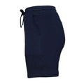 Navy - Side - Bella + Canvas Mens Sweat Shorts
