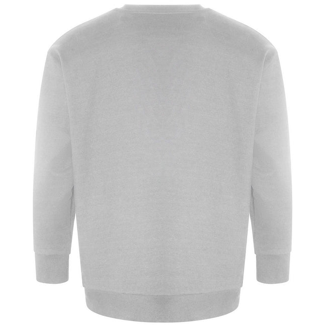 Grey - Back - Ecologie Unisex Adult Crater Recycled Sweatshirt